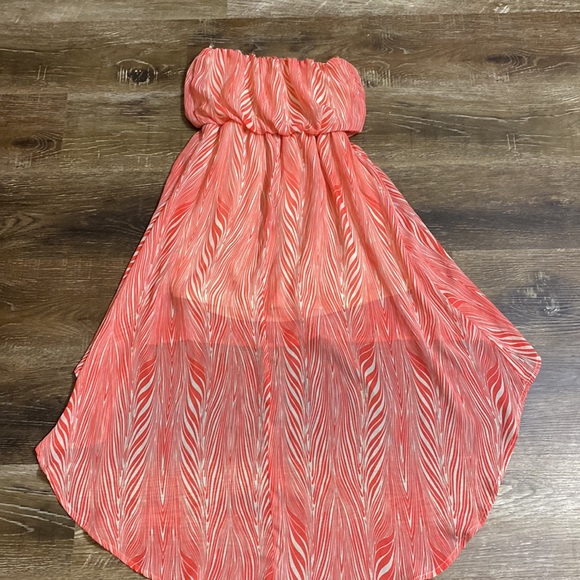 Poetry hi-low strapless dress - Picture 5 of 8